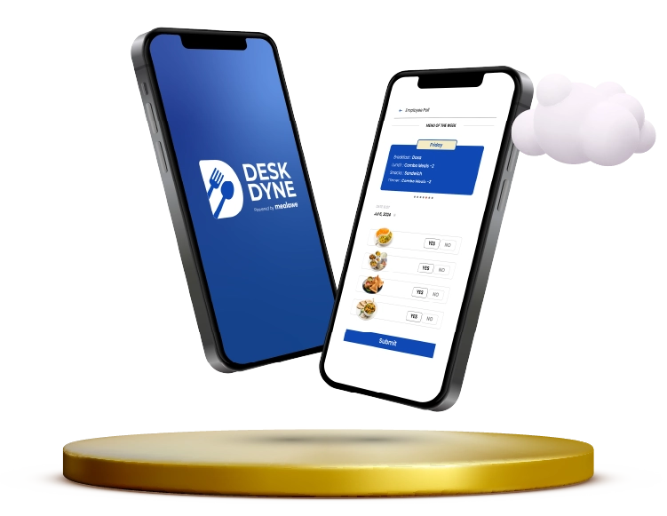 DeskDyne Cafeteria Management Mobile Applications